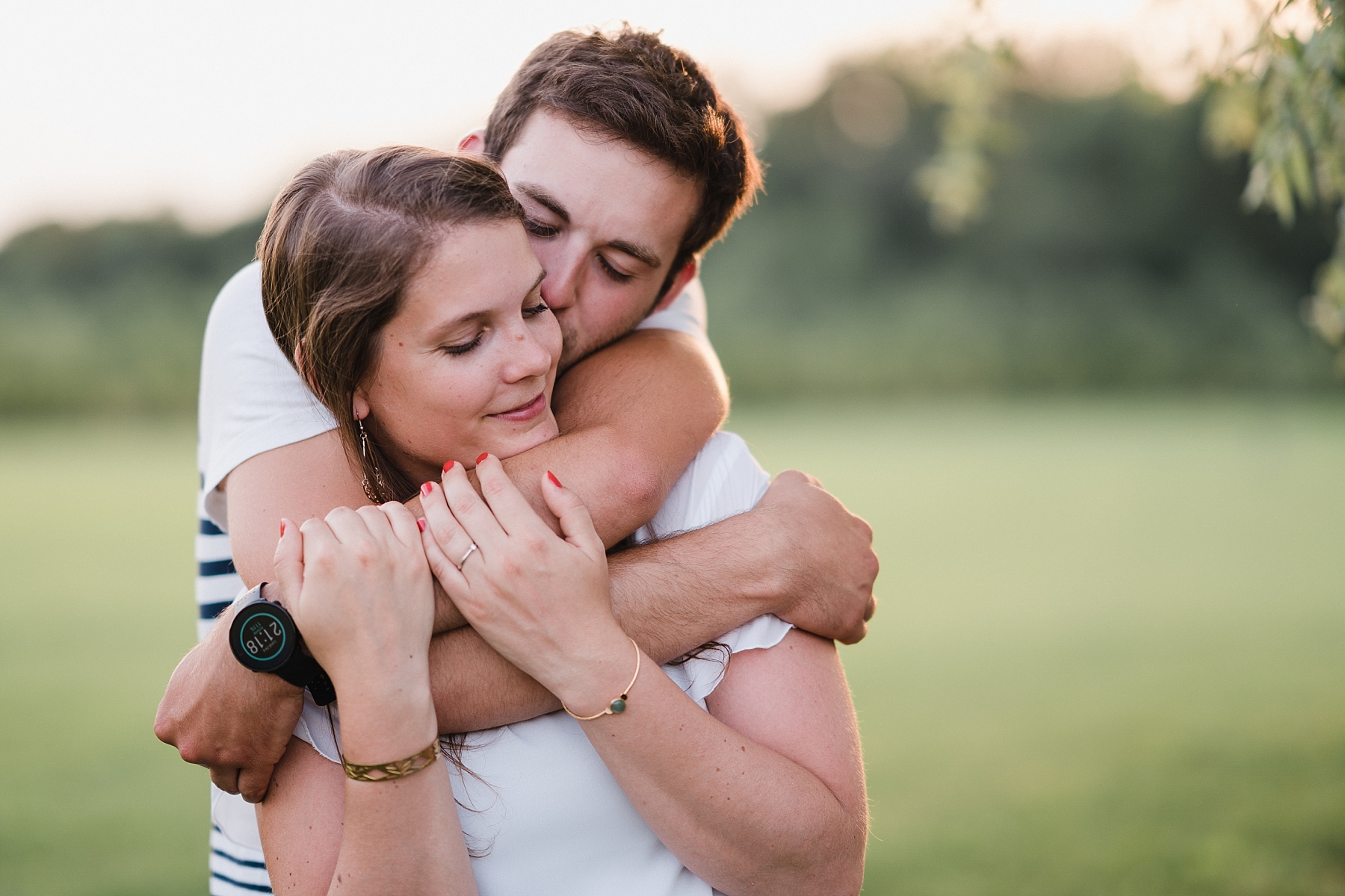 couple shooting before wedding