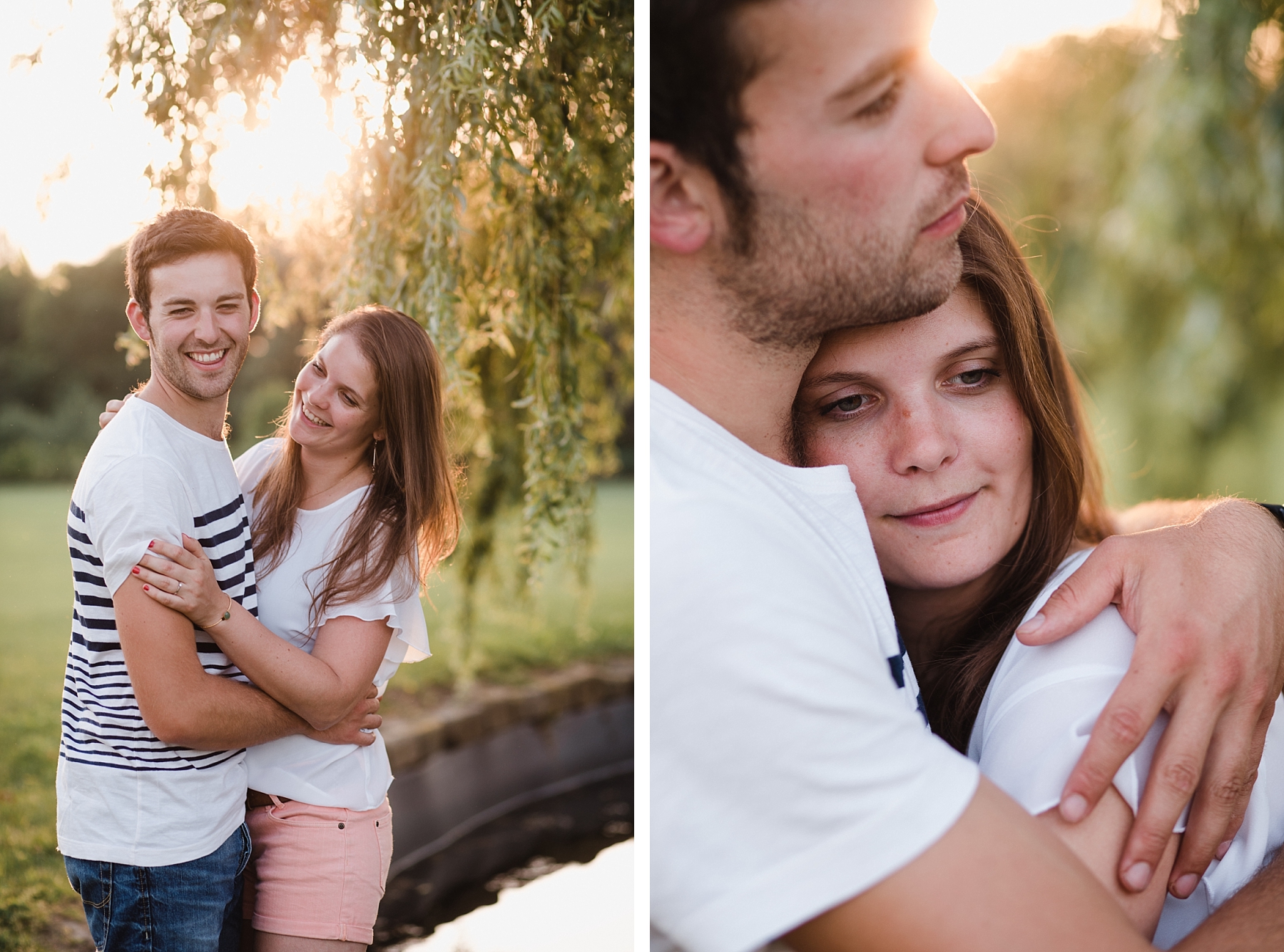 seance photo avant mariage at sunset