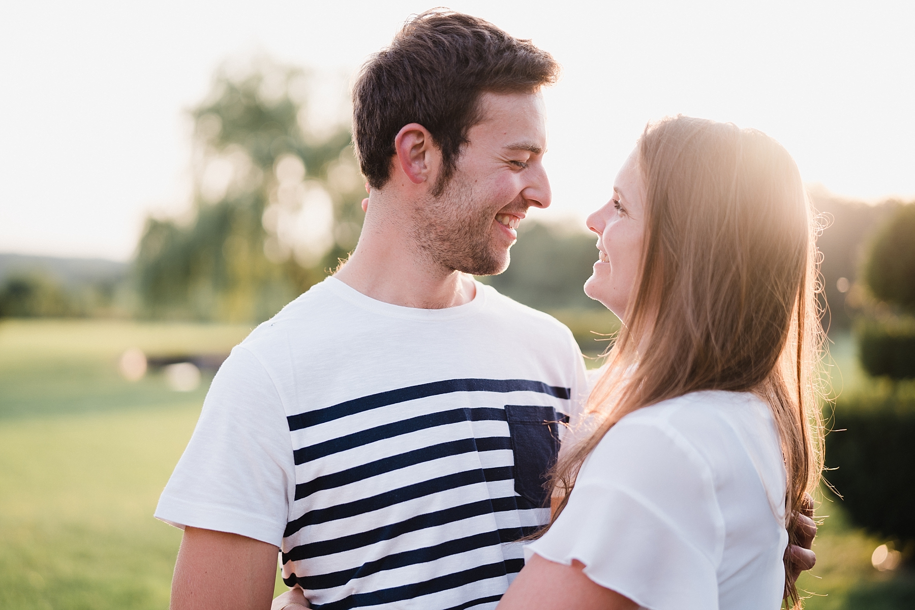 rustic couple shooting before wedding